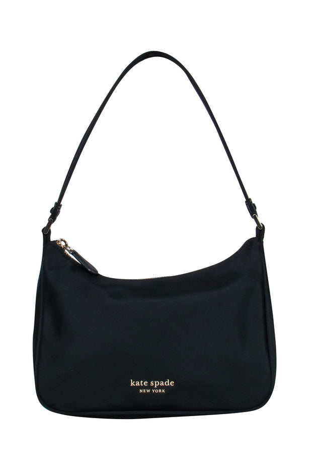 Current Boutique-Kate Spade - Black Nylon Small Shoulder Bag
