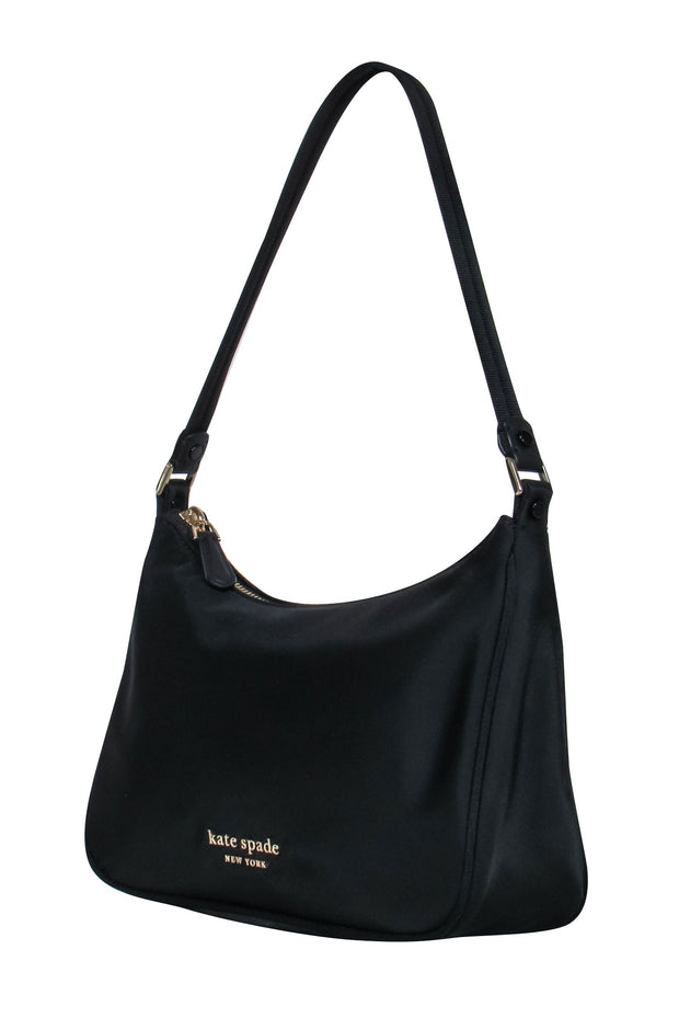 Current Boutique-Kate Spade - Black Nylon Small Shoulder Bag