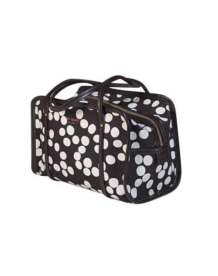 Current Boutique-Kate Spade - Brown & White Polka Dot Print Shoulder Bag