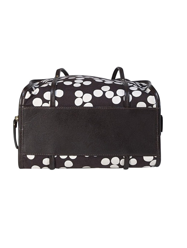 Current Boutique-Kate Spade - Brown & White Polka Dot Print Shoulder Bag