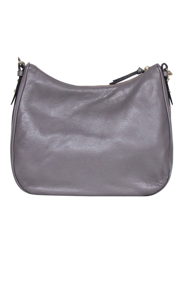 Current Boutique-Kate Spade - Grey Pebbled Leather Shoulder Bag