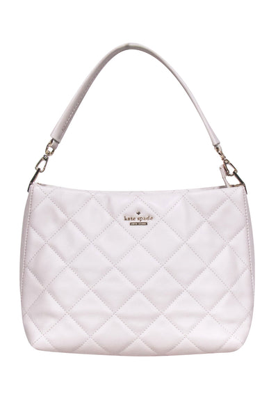 Current Boutique-Kate Spade - Ivory Quilted Leather "Ryley" Shoulder Bag