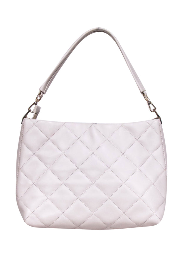 Current Boutique-Kate Spade - Ivory Quilted Leather "Ryley" Shoulder Bag