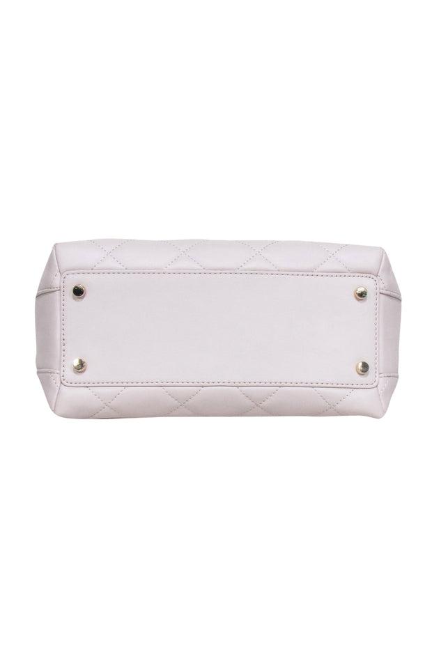 Current Boutique-Kate Spade - Ivory Quilted Leather "Ryley" Shoulder Bag