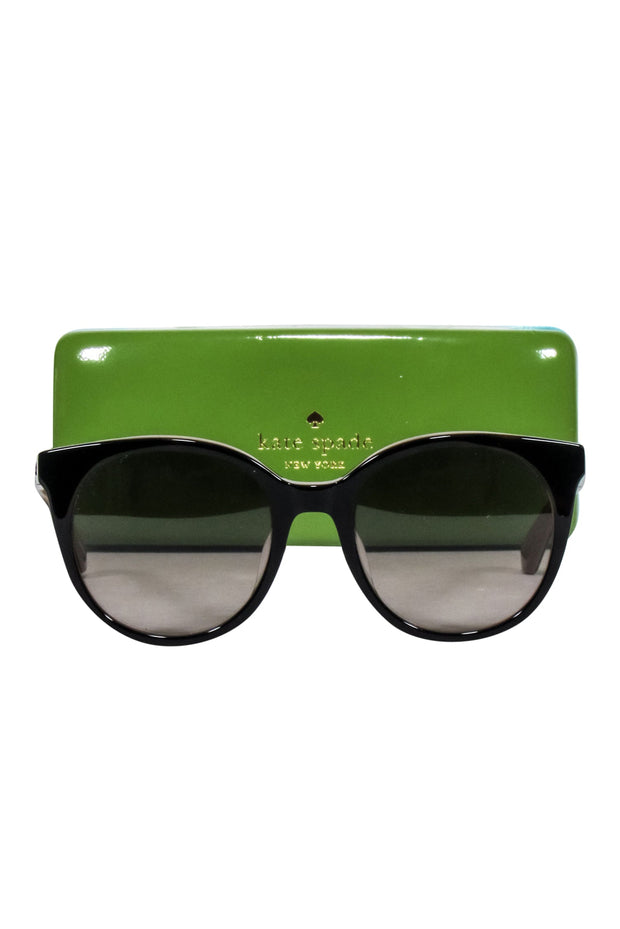 Current Boutique-Kate Spade - Dark Brown Round Sunglasses