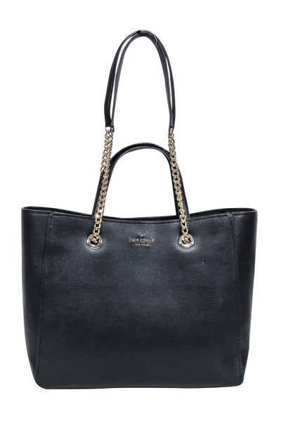Current Boutique-Kate Spade - Black Pebbled Leather Tote Bag