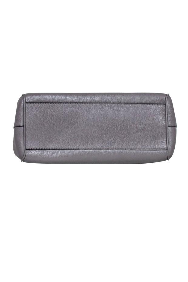 Current Boutique-Kate Spade - Grey Pebbled Leather Large Tote