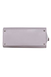 Current Boutique-Kate Spade - Grey, Taupe & Cream Colorblock "Candace" Leather Tote Bag