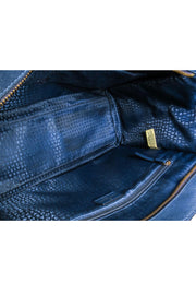 Current Boutique-Kate Spade - Navy Leather Saffiano Leather Tote Bag