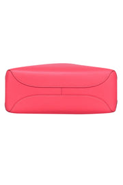 Current Boutique-Kate Spade - Coral Pink Pebbled Leather Hook Closure Tote Bag