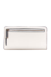 Current Boutique-Kate Spade - Ivory w/ Blue & Navy 3D Butterflies Long Wallet
