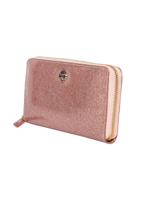 Current Boutique-Kate Spade - Pink Glitter Long Wallet