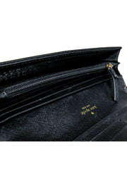 Current Boutique-Kate Spade - Black w/ Cream Bow Wristlet