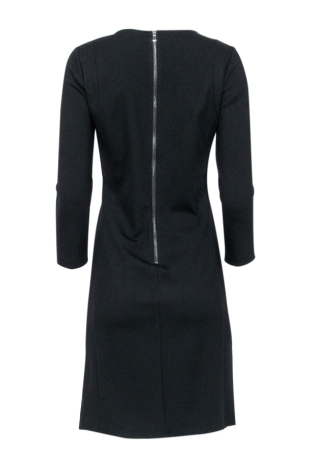 Current Boutique-Kobi Halperin - Black Ruched Front Sheath Dress Sz 6