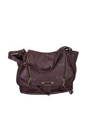 Current Boutique-Kooba - Dark Maroon Leather Shoulder Bag