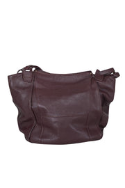 Current Boutique-Kooba - Dark Maroon Leather Shoulder Bag
