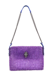 Current Boutique-Kurt Geiger - Purple "Kensington Bead" Shoulder Bag