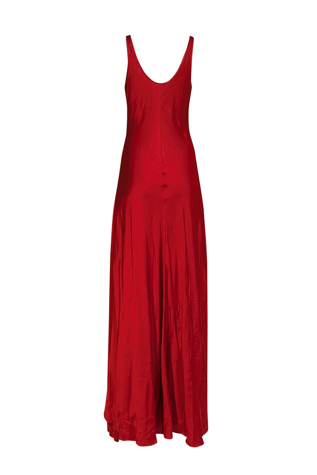 Current Boutique-L'Agence - Red Satin Maxi Slip Dress Sz 2