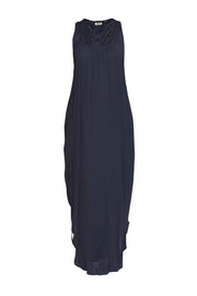 L'Agence - Navy Sleeveless Twist Back Maxi Dress Sz 0 - Current Boutique