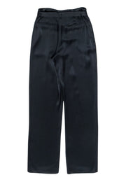 Current Boutique-Lapointe - Black Satin High Waist Pants Sz 6