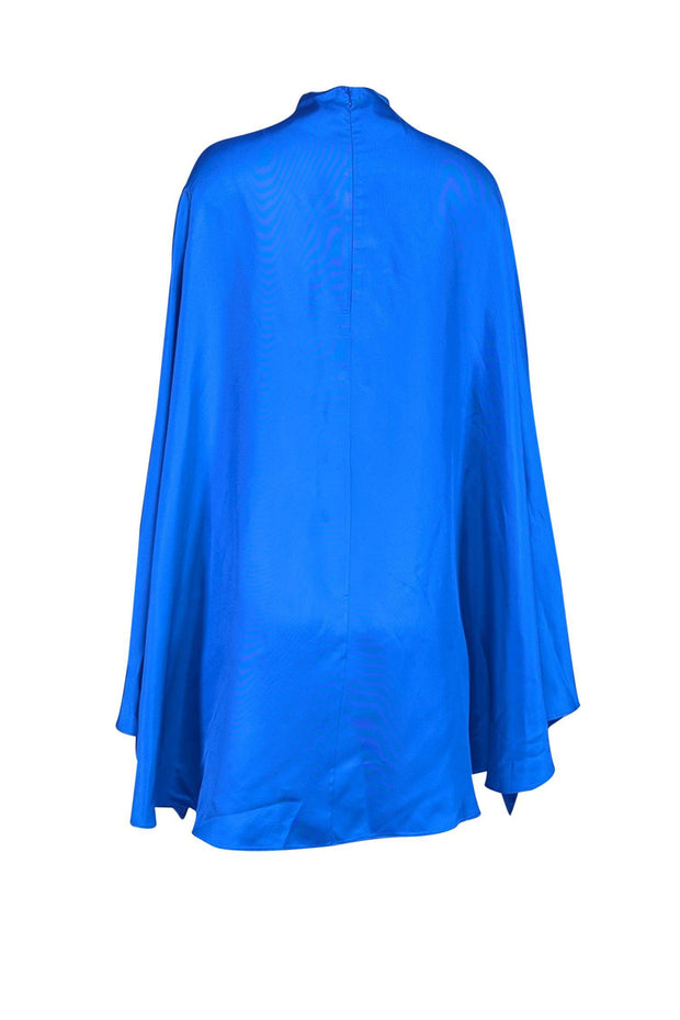 Current Boutique-Lapointe - Blue Silk Cape Top Sz XS