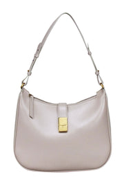 Current Boutique-Leo et Violette - Cream Leather Shoulder Bag