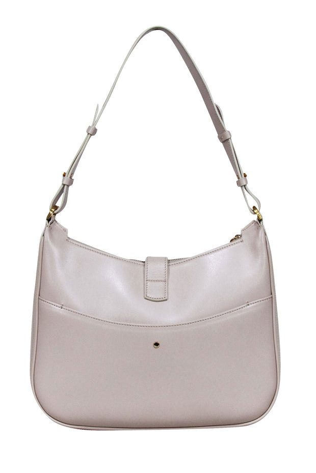 Current Boutique-Leo et Violette - Cream Leather Shoulder Bag