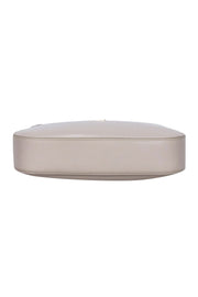 Current Boutique-Leo et Violette - Cream Leather Shoulder Bag