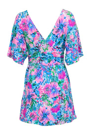 Current Boutique-Lilly Pulitzer - Pink, Blue, & Multi Color Print Mini Romper Sz XXS