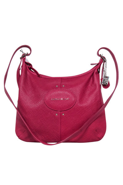 Current Boutique-Longchamp - Fuchsia Pink Textured Crossbody Bag