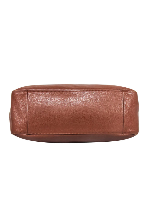 Current Boutique-Longchamp - Tan Pebbled Leather Tote Bag