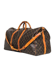 Current Boutique-Louis Vuitton - Brown Monogram Bandoulière Keepall 60