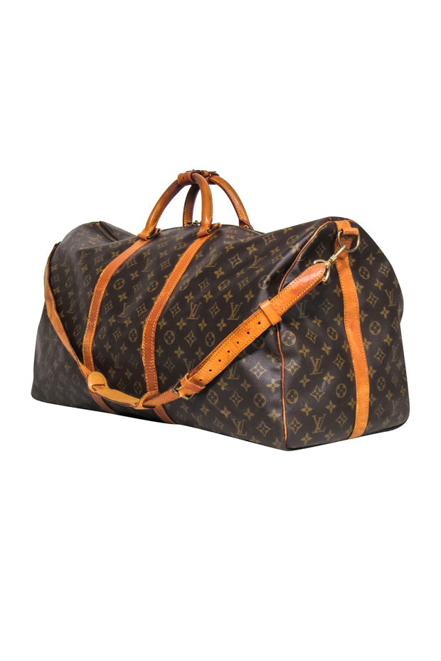 Current Boutique-Louis Vuitton - Brown Monogram Bandoulière Keepall 60