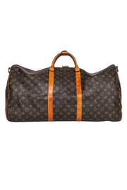 Current Boutique-Louis Vuitton - Brown Monogram Bandoulière Keepall 60