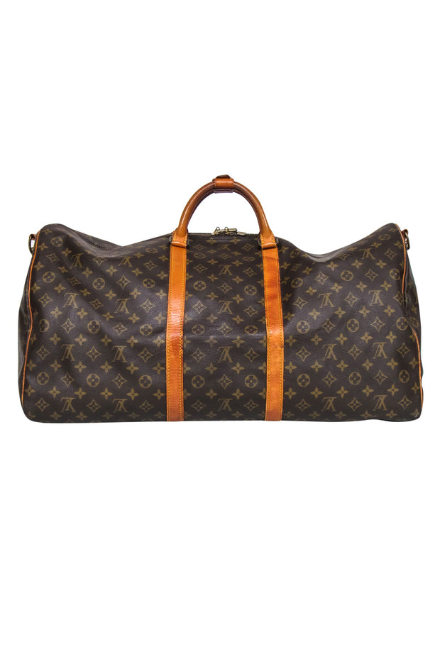 Current Boutique-Louis Vuitton - Brown Monogram Bandoulière Keepall 60