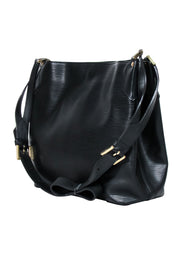 Current Boutique-Louis Vuitton - Black Epi Noir Mandara PM Crossbody Bag