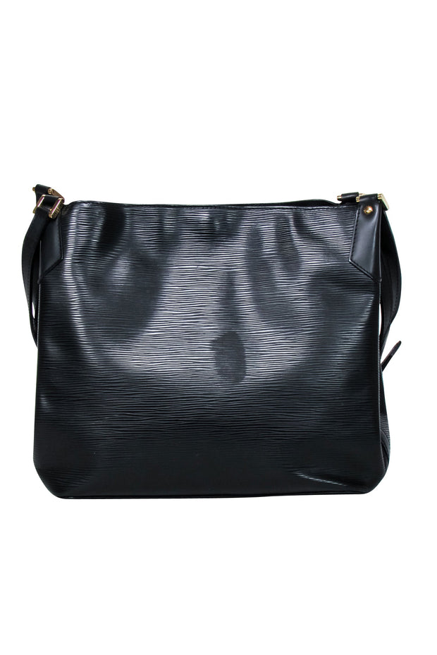 Current Boutique-Louis Vuitton - Black Epi Noir Mandara PM Crossbody Bag