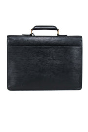 Current Boutique-Louis Vuitton - Black Epi Seviette Briefcase Handbag