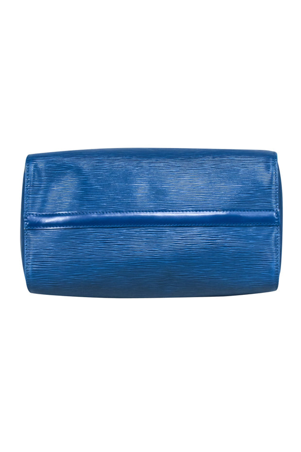 Current Boutique-Louis Vuitton - Blue Leather "Speedy 30" Handbag