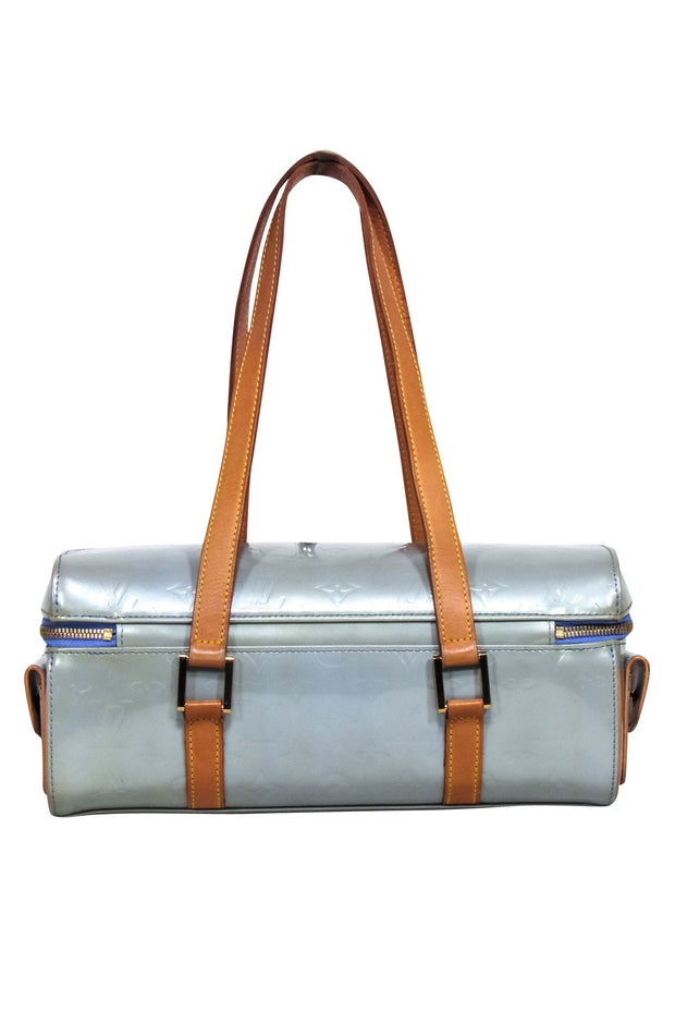 Current Boutique-Louis Vuitton - Light Blue Metallic "Sullivan Horizontal MM" Handbag