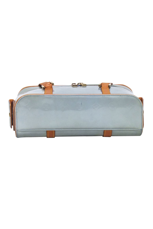 Current Boutique-Louis Vuitton - Light Blue Metallic "Sullivan Horizontal MM" Handbag