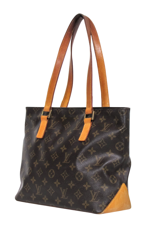 Current Boutique-Louis Vuitton - Brown Monogram Cabas Piano Shoulder Bag