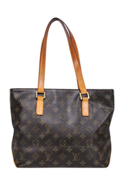 Current Boutique-Louis Vuitton - Brown Monogram Cabas Piano Shoulder Bag