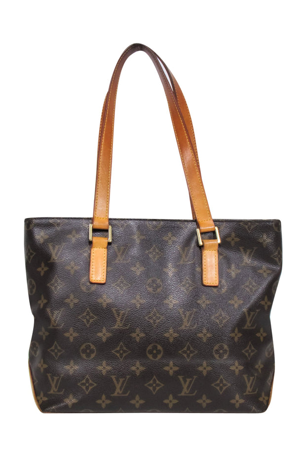 Current Boutique-Louis Vuitton - Brown Monogram Cabas Piano Shoulder Bag