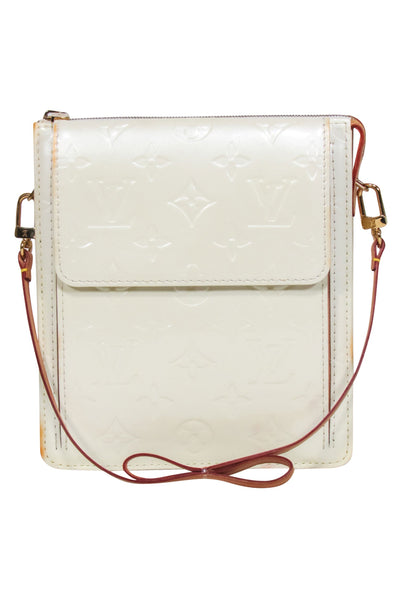 Current Boutique-Louis Vuitton - Ivory Vernis Mott Shoulder Bag