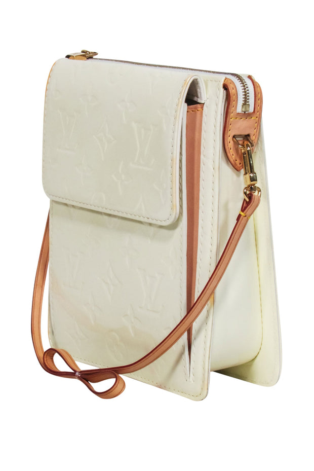 Current Boutique-Louis Vuitton - Ivory Vernis Mott Shoulder Bag