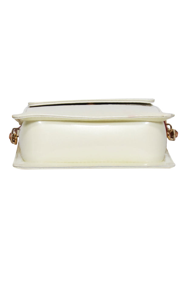 Current Boutique-Louis Vuitton - Ivory Vernis Mott Shoulder Bag