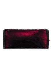 Current Boutique-Louis Vuitton - Maroon Vernis Tricot Amarante Shoulder Bag