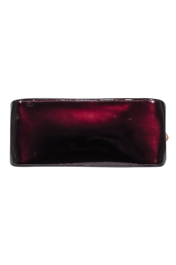 Current Boutique-Louis Vuitton - Maroon Vernis Tricot Amarante Shoulder Bag