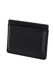 Current Boutique-Louis Vuitton - Black Epi Leather Card Holder Wallet